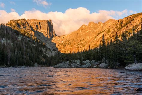 Expose Nature Dream Lake Sunrise Rocky Mountain National Park Oc