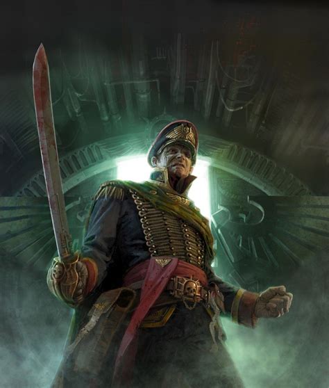 Wh40kart Image 6306 Commissar Ibramgaunt Imperialguard Imperium