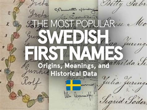 the most popular swedish first names 1920 2022 meanings