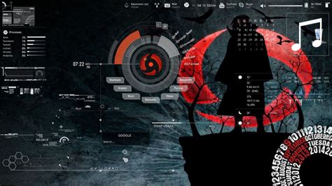 Animated Rainmeter Skins Customize Desktop Using Rain