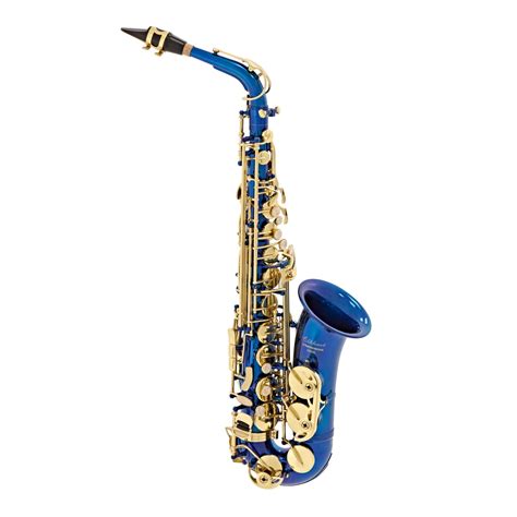 Elkhart 100as Student Alto Saxophone Blue At Gear4music