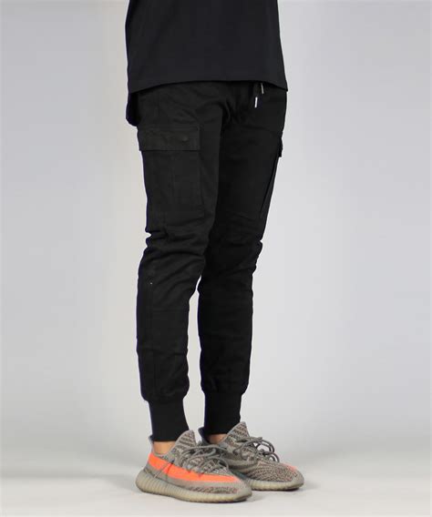 하이퍼데님hyper Denim Black Cargo Jogger Gvg 스토어 전 세계직배송