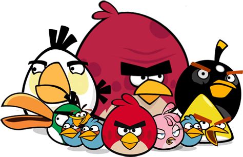 Angry Birds Group Angry Birds Clipart Large Size Png Image Pikpng