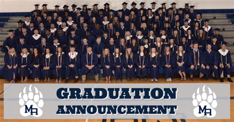 Final Graduation Announcement Mount Airy City Schools