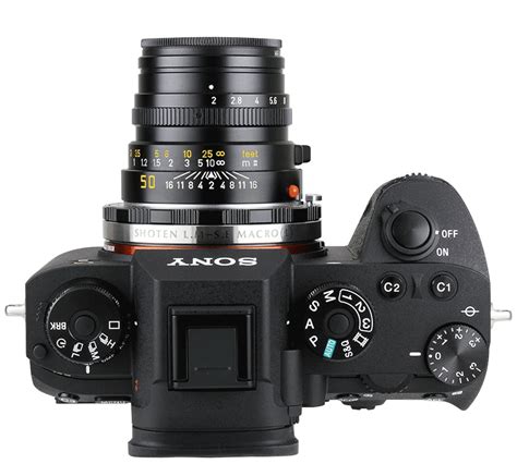 shoten lm se macro l leica m to sony e mount conversion with helicoid sony addict