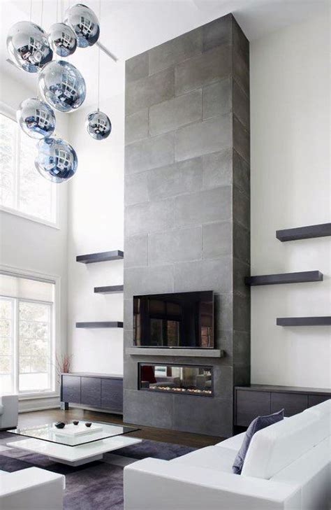 Top 60 Best Concrete Fireplace Designs Minimalistic Interior Ideas