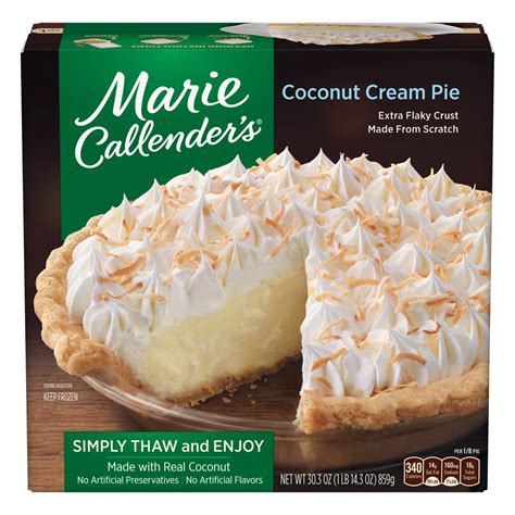 Marie Callender S Coconut Cream Pie Frozen Dessert Shop Desserts