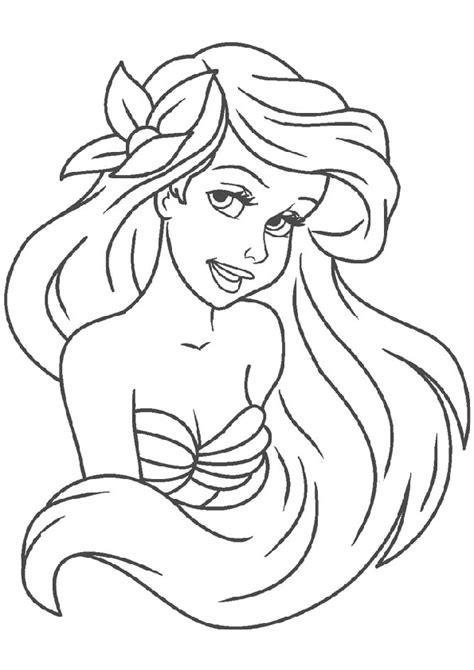 Princeessof areil pictures to color / princess face coloring pages coloring home. Gorgeous Looking Princess Ariel The Little Mermaid ...