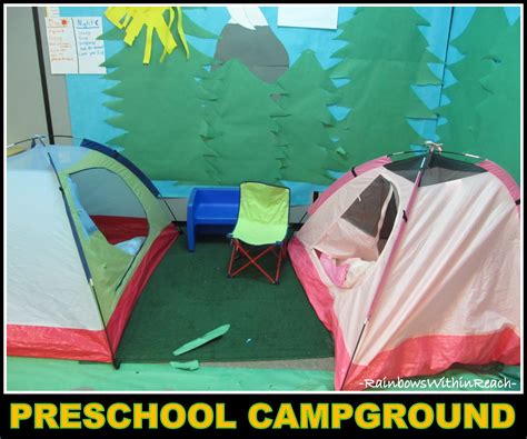 When the temperature rises, nothing sounds better than a trip. RainbowsWithinReach: "Camping" Campout at Preschool