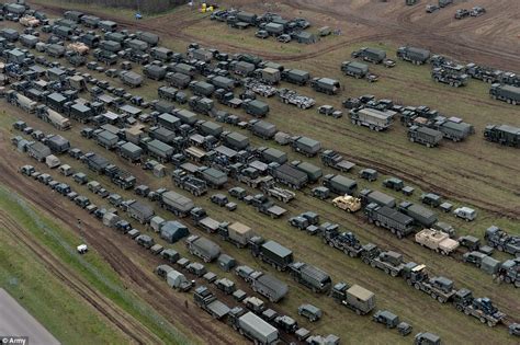 Over 1800 Take Part In Training On Salisbury Plain To Help British