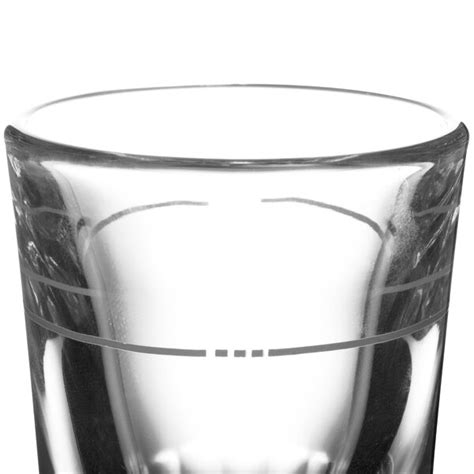 libbey 5127 s0711 1 5 oz fluted shot glass with 875 oz pour line 12 pack