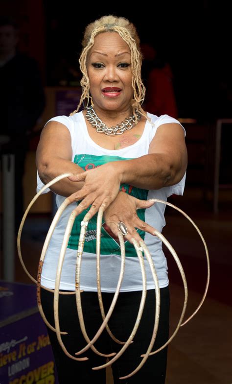 Guinness World Record Holder For The Longest Nails Ayanna Williams