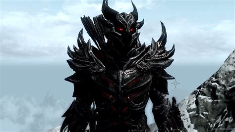 Daedric Armor Retexture (Skyrim) - GameMaps
