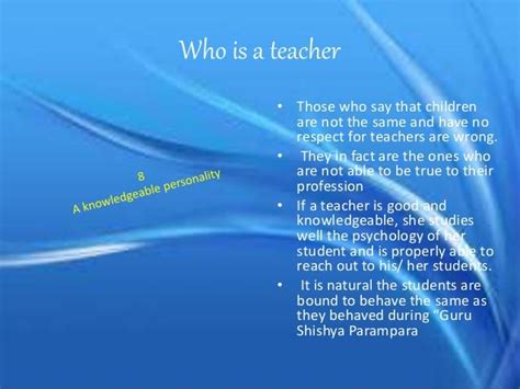 Who Is A Teacher