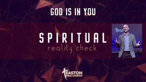 God Is In You Spiritual Reality Check Week 5 Youtube