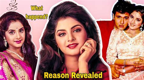 90 People Dont Know This Thing About Divya Bharti What Happend To Divya Bharti Youtube