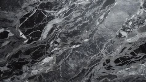 Premium Ai Image Natural Black Marble Texture For Skin Tile Wallpaper