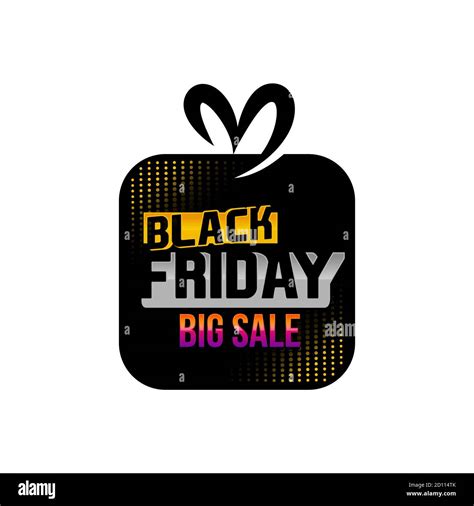 Black Friday Sale Inscription Design Template Vector Illustration