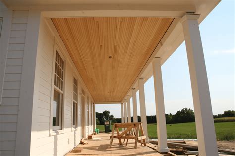 Cedar Tongue And Groove Porch Ceiling
