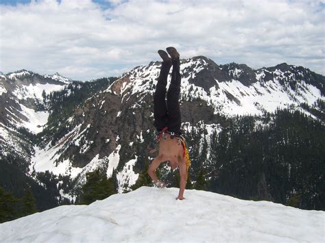 Handstands In The Snowthe Only Way To Go Crossfit Crossfit