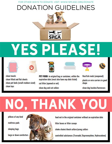 Donating Used Items Santa Cruz SPCA Changing Lives One Paw At A Time