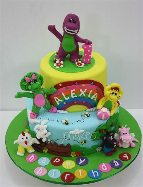 Barney Birthday Cake Ideas Birthday Cake Photos Barney Birthday