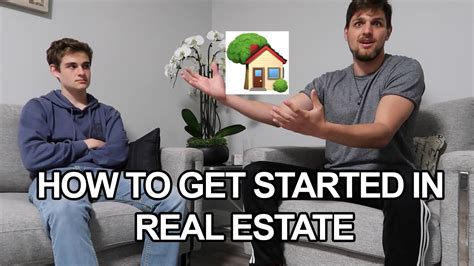 The agent handles the sale on behalf of the bank as the seller. HOW TO GET STARTED IN REAL ESTATE! - YouTube