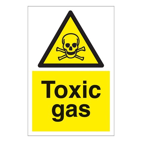 Hazard Sign Toxic Gas 200x300 Mrs Scientific
