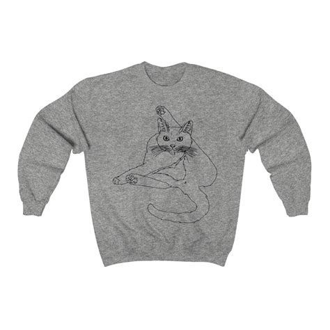 Funny Cat Unisex Sweatshirt Cute Cat Nation