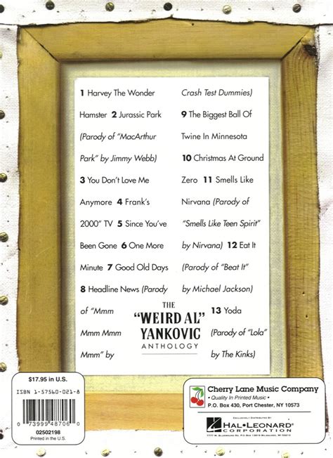 Xvr27s Weird Al Yankovic Homepage Scans Anthology