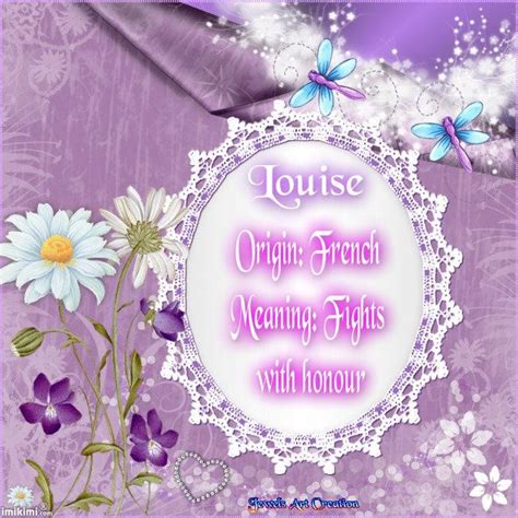 Louise Name Meaning Christmas Projects Lisa Names With Meaning
