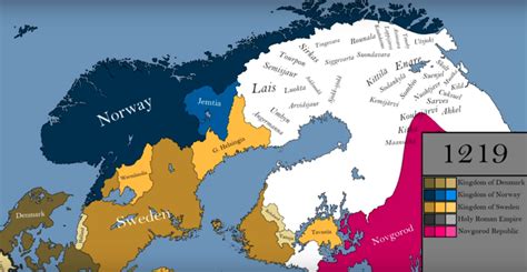 How The Borders Of Scandinavia Changed In The Middle Ages