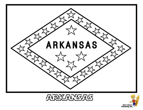 Patriotic State Flag Coloring Pages | Alabama-Hawaii | Free | American Flags