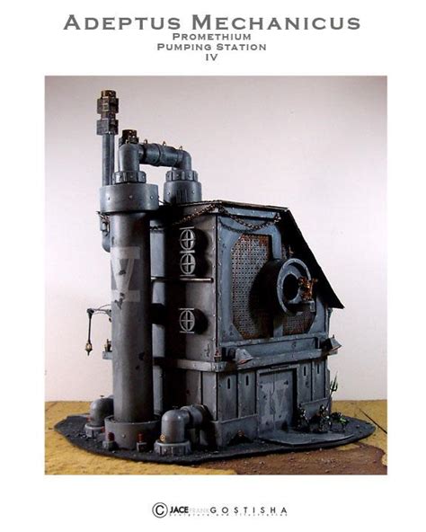 Adeptus Mechanicus Forge World Pumping Station Terrain Warhammer