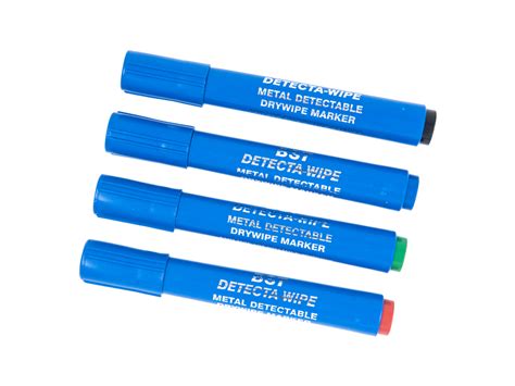 Metal Detectable Dry Erase Markers With Detectable Cap