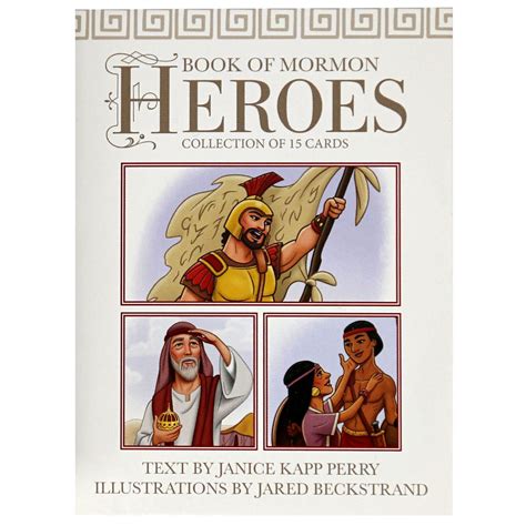 Book Of Mormon Heroes Collection Of 15 Cards By Janice Perry And