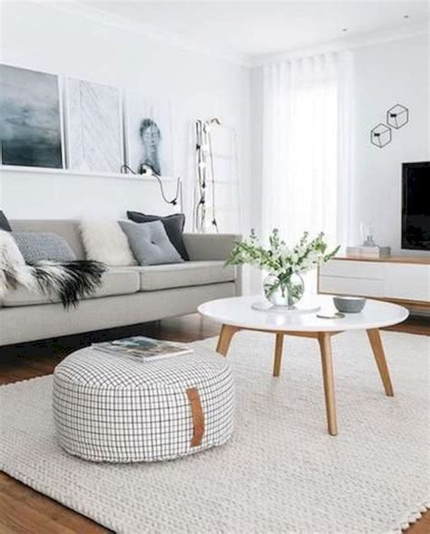 49 Stunning Scandinavian Living Room Design Ideas Roundecor White