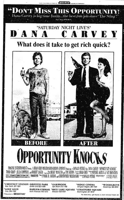 ‪opportunity Knocks ‬ ‪※4 13 1990 Chicago Tribune‬ ‪ Movies‬ Opportunity Knocks How To Get