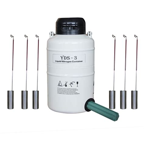 Buy HFS R 3L Cryogenic Container Liquid Nitrogen Ln2 Tank With Straps