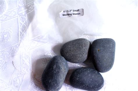 Deep Tissue Stones 100 Certified Natural Basalt Set Of Four Size 2 Ebay