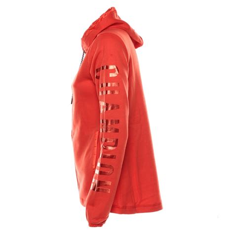 Champion Authentic Hooded Full Zip Sweat W Solar Red