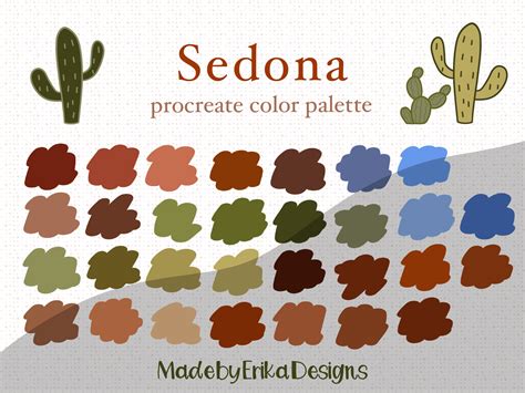 Sedona Red Rock Color Palette Sedona Arizona Warm Colors
