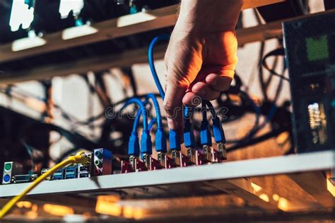 Cryptocurrency mining is not trendy mining rigs types. Programmer Adjusting Cryptocurrency Mining Rig Stock Image ...