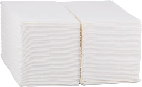 Amazon Com Disposable Cloth Like Paper Hand Guest Towels Soft Absorbent Air Laid Tissue