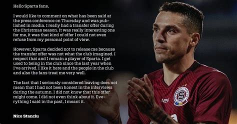 Born 7 may 1993) is a romanian professional footballer who plays as an attacking midfielder or a winger for czech club slavia prague and the romania national. Pyramids FC had €7m bid rejected by Sparta Prague for Nicolae Stanciu