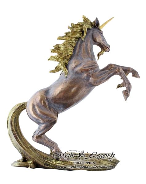 Unicorn Of Miracle Bronze Finish Myths And Legends Collection