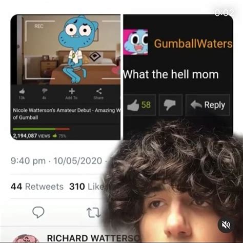 Hat The Hell Mom Reply Nicole Watterson S Amateur Debut Amazing Of Gumball 2 194 087 Views Pm