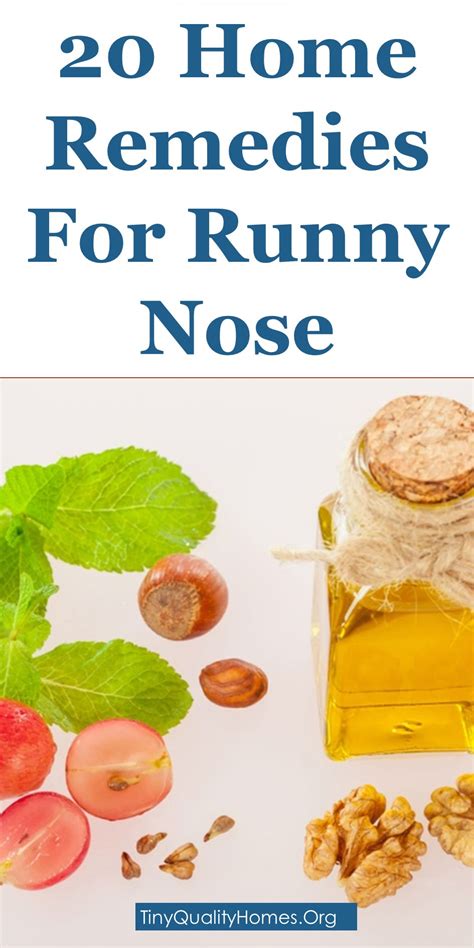 20 Effective Home Remedies For Runny Nose