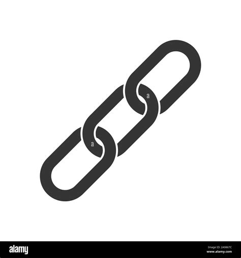 Vector Chain Icon Vector Chain Link Symbol Chain Icon In Flat Style