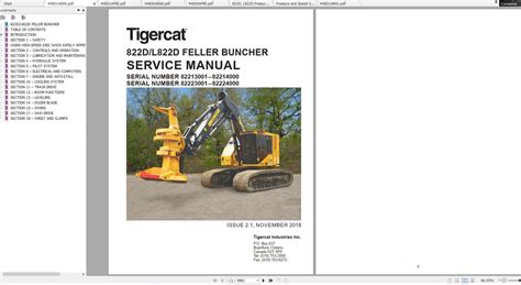 Tigercat Feller Buncher D L D Operator